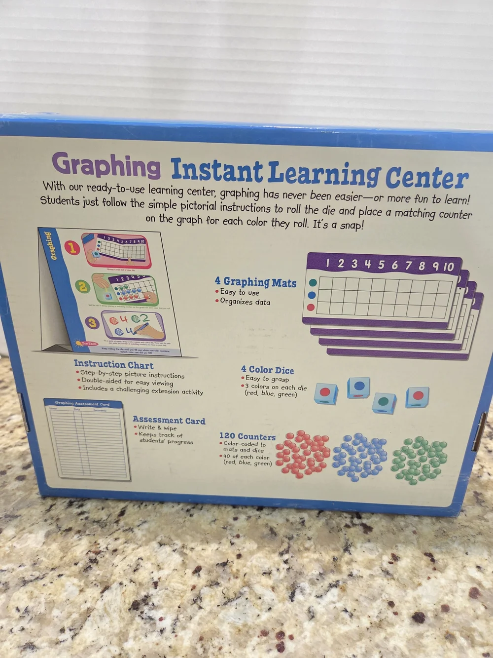 Lakeshore Learning Instant Learning Center Graphing Math TT954 Homeschool Age 4+